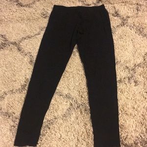 Regular black leggings